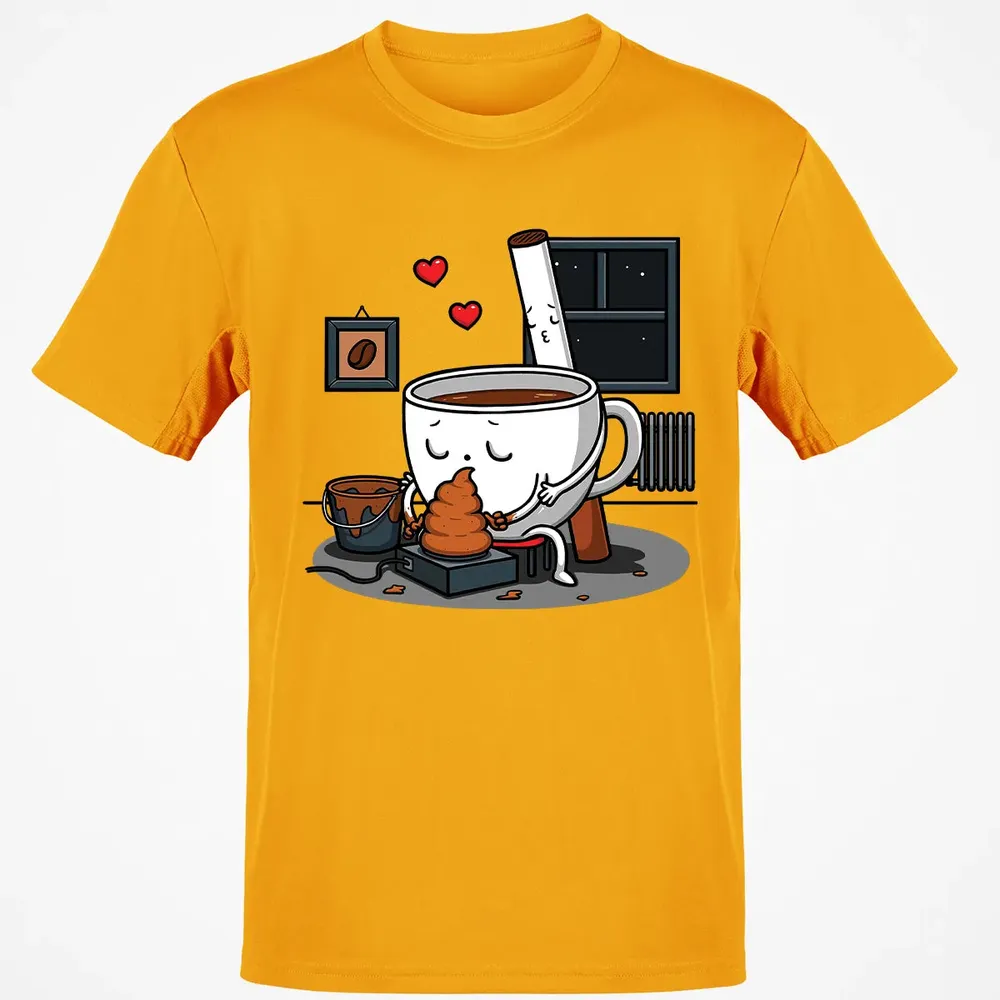 Coffee and Cigarette Classic Unisex T-Shirt - 5