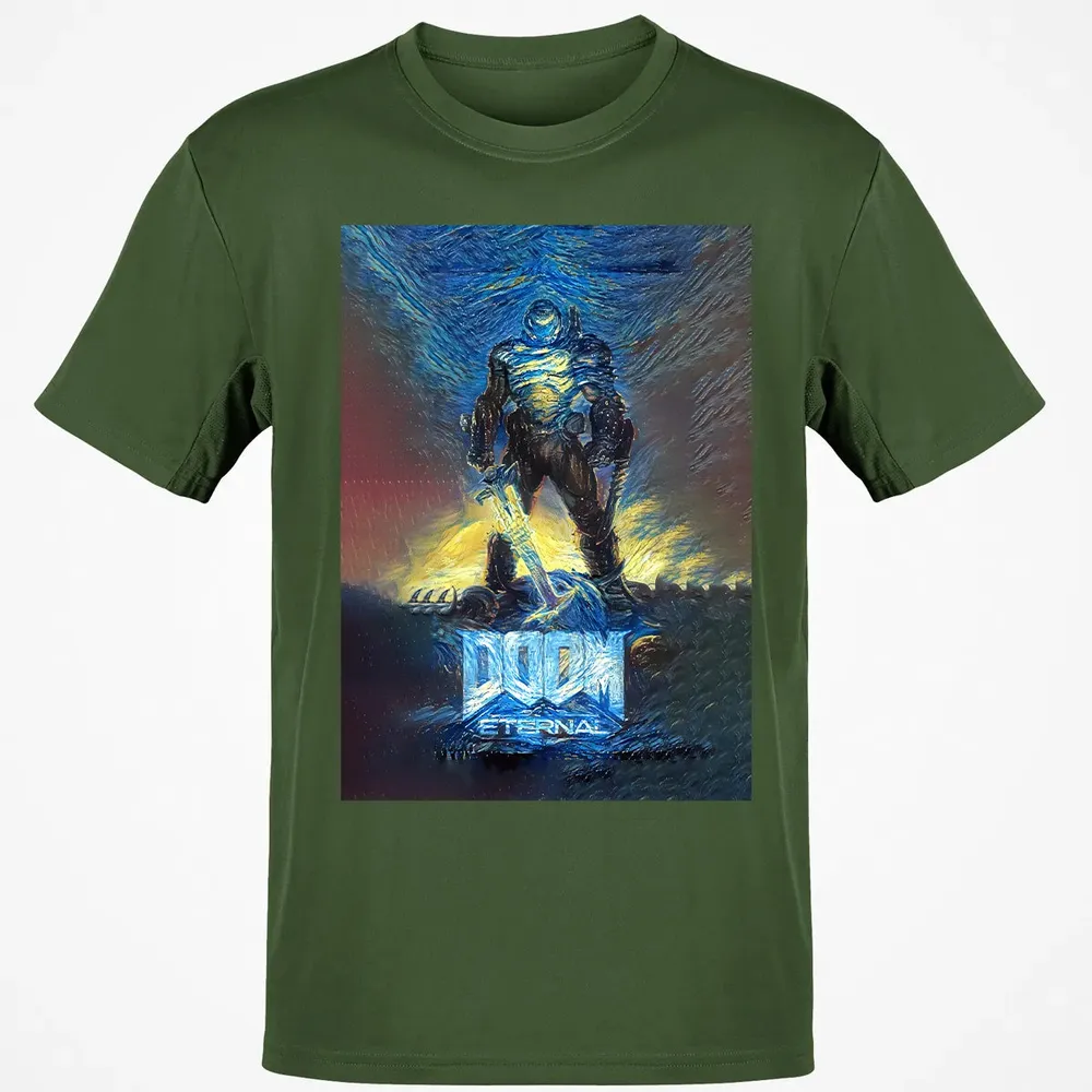 Doom Starry Night Classic Unisex T-Shirt - 7
