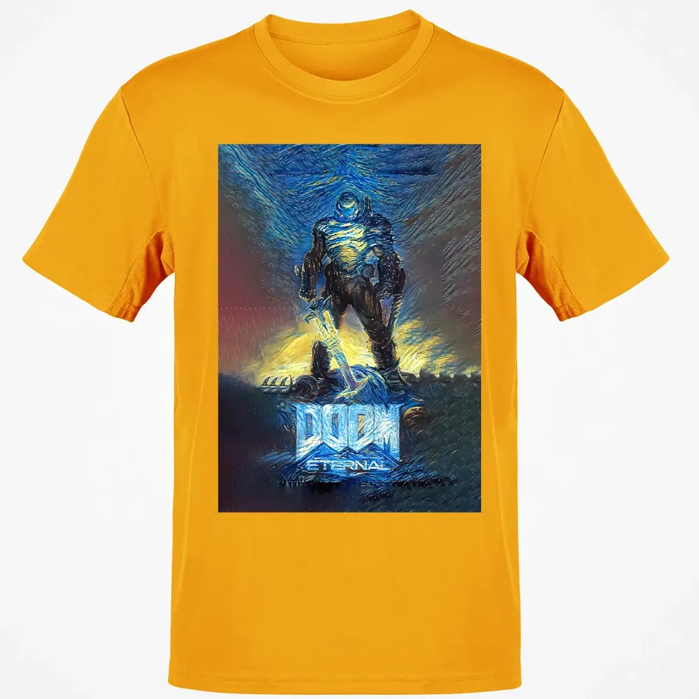 Doom Starry Night Classic Unisex T-Shirt - 5