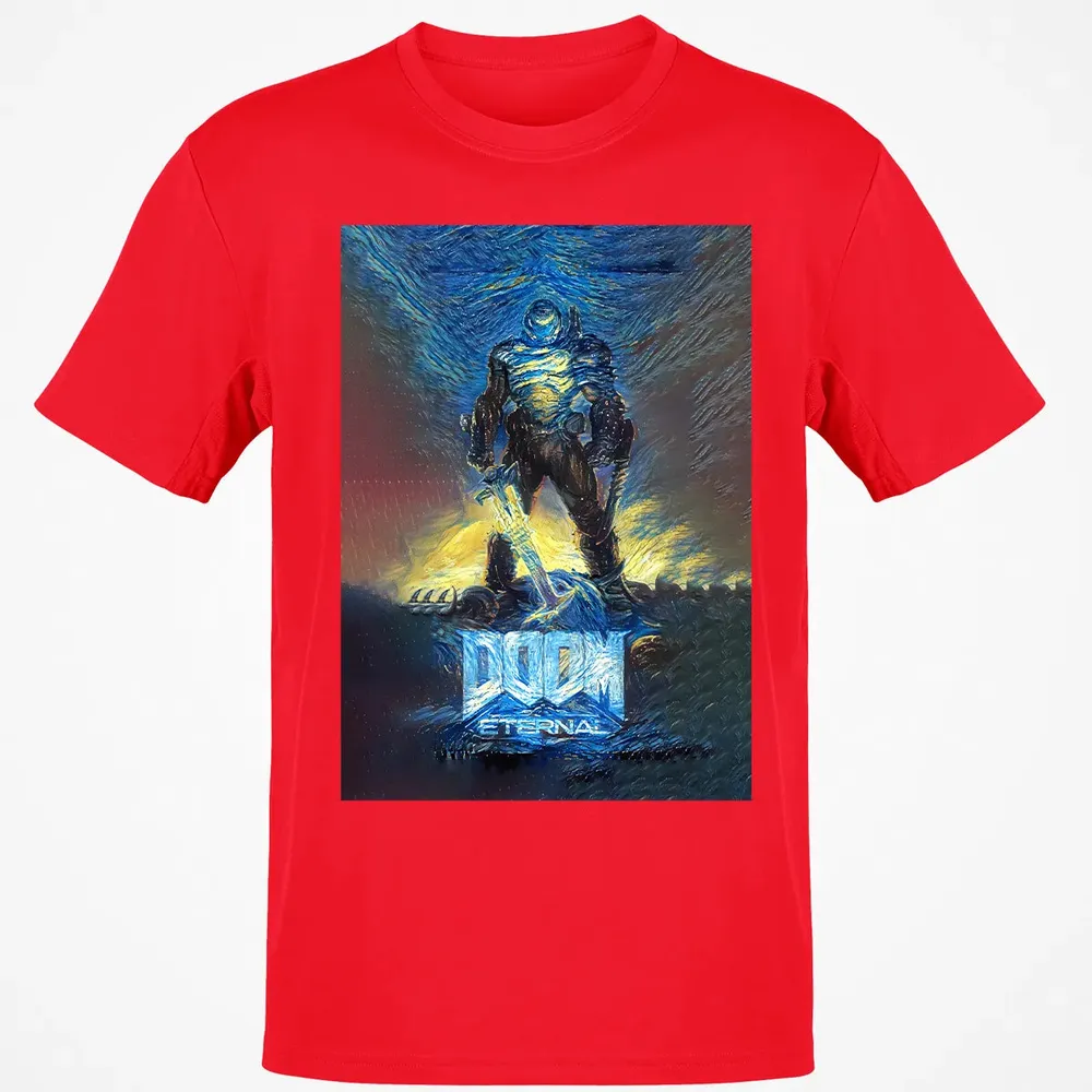 Doom Starry Night Classic Unisex T-Shirt - 11