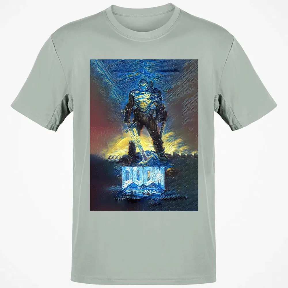 Doom Starry Night Classic Unisex T-Shirt - 3