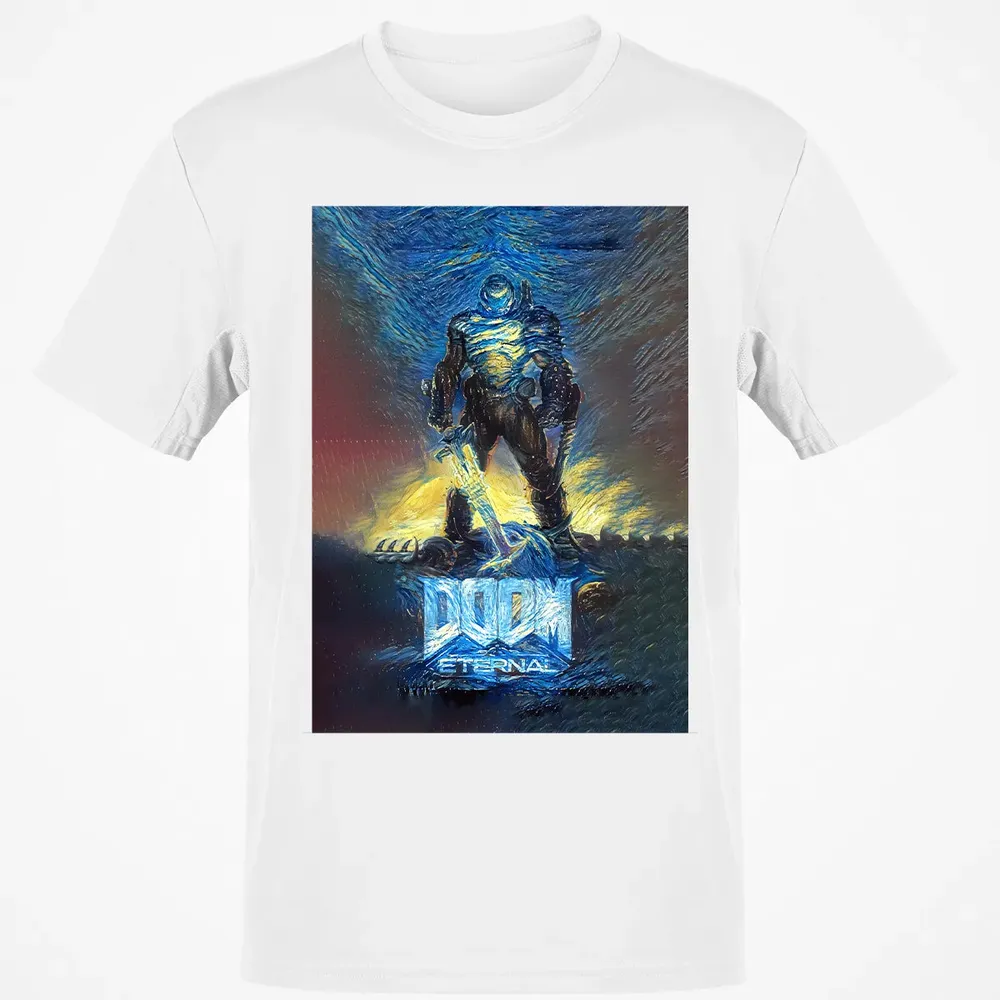 Doom Starry Night Classic Unisex T-Shirt - 13