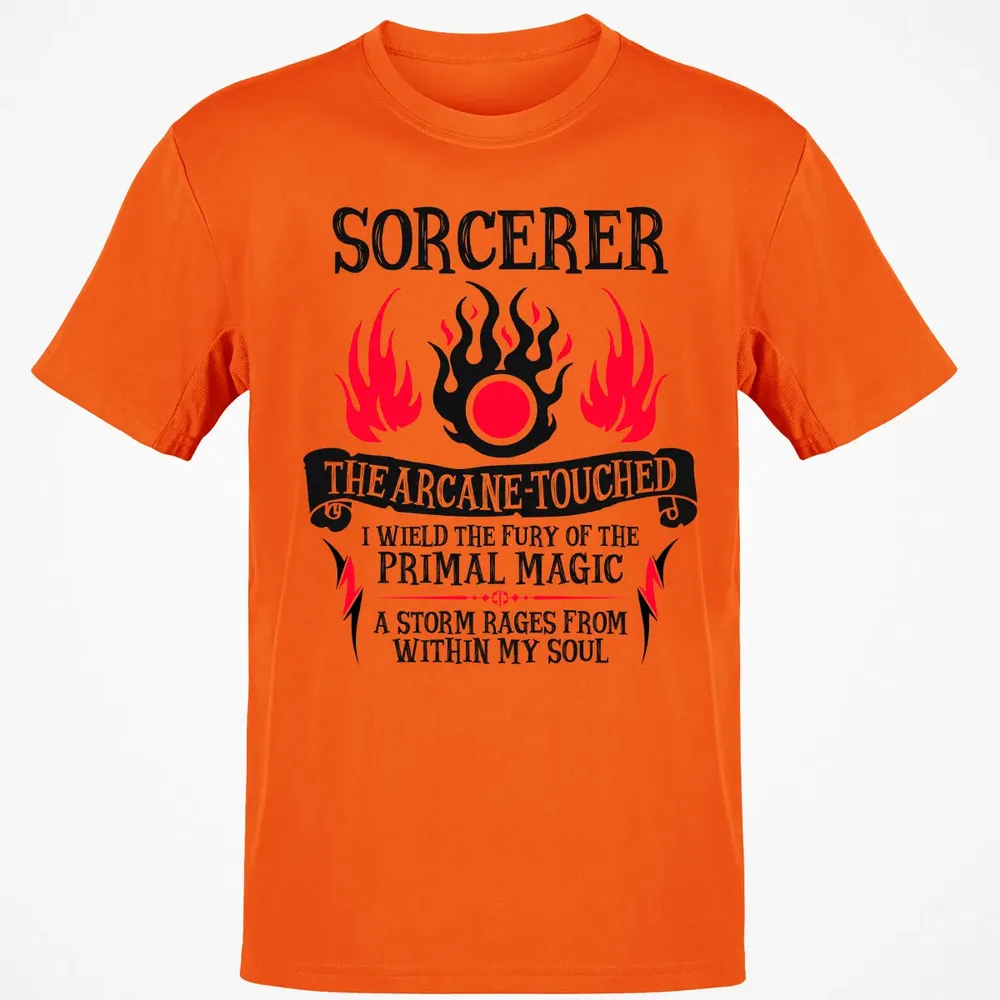SORCERER, The Arcane Touched (Black Text) Classic Unisex T-Shirt - 9