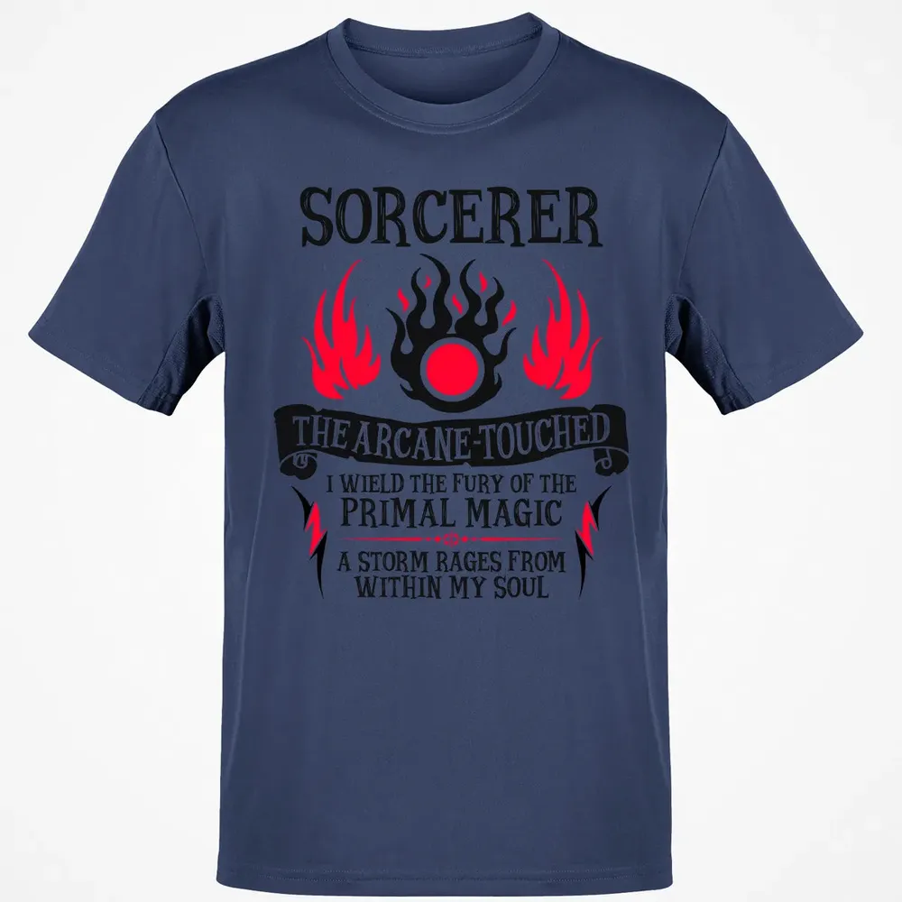 SORCERER, The Arcane Touched (Black Text) Classic Unisex T-Shirt - 8