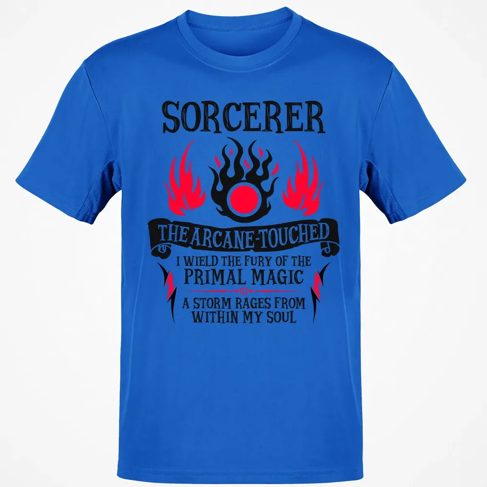 SORCERER, The Arcane Touched (Black Text) Classic Unisex T-Shirt - 12