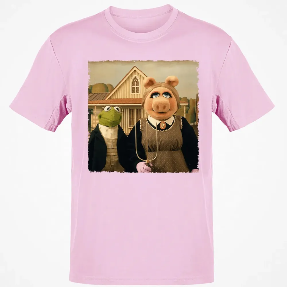 Ms Piggy's American Gothic Classic Unisex T-Shirt - 6