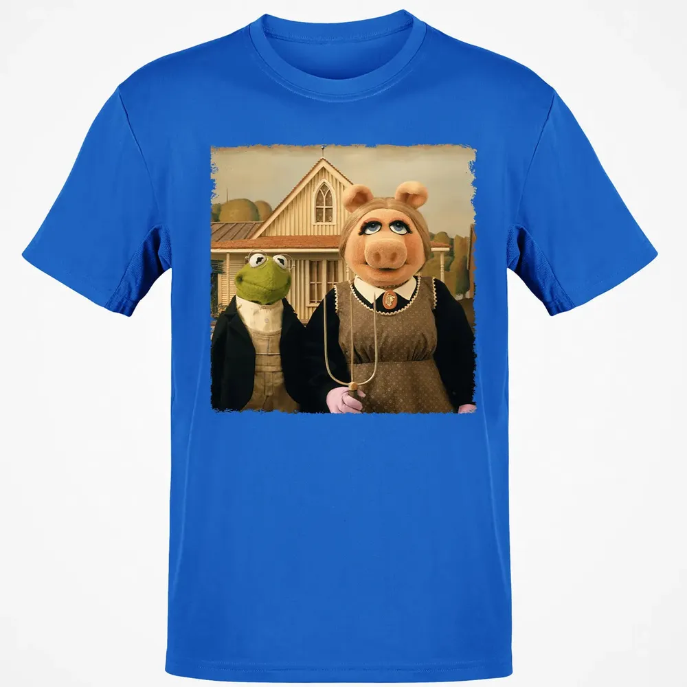 Ms Piggy's American Gothic Classic Unisex T-Shirt - 12