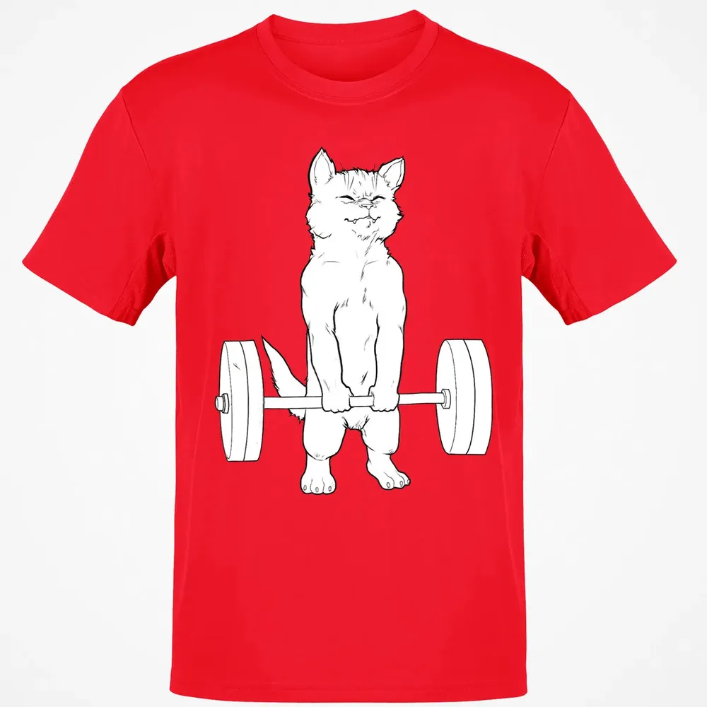 Cat Deadlift Powerlifting Classic Unisex T-Shirt - 11