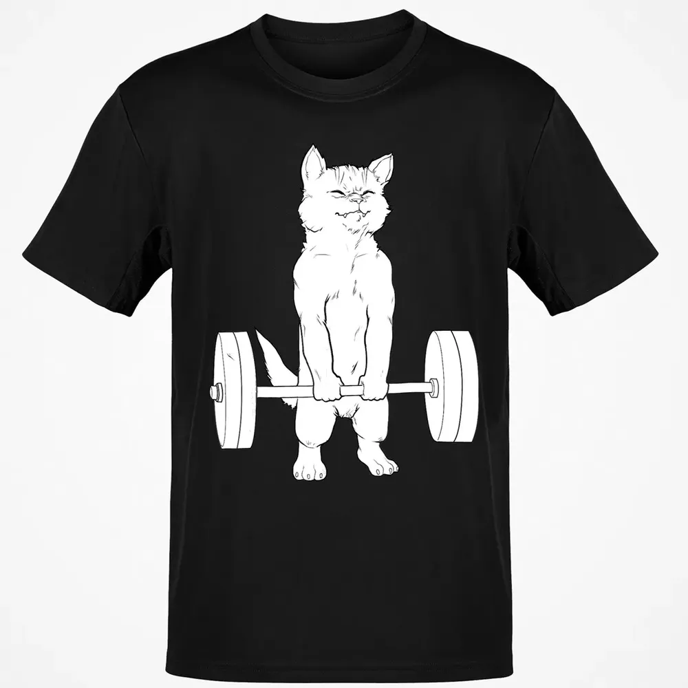 Cat Deadlift Powerlifting Classic Unisex T-Shirt - 2