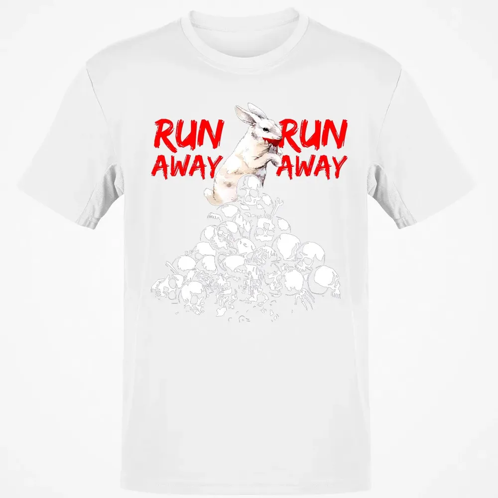 Run Away Killer Rabbit Classic Unisex T-Shirt - 13
