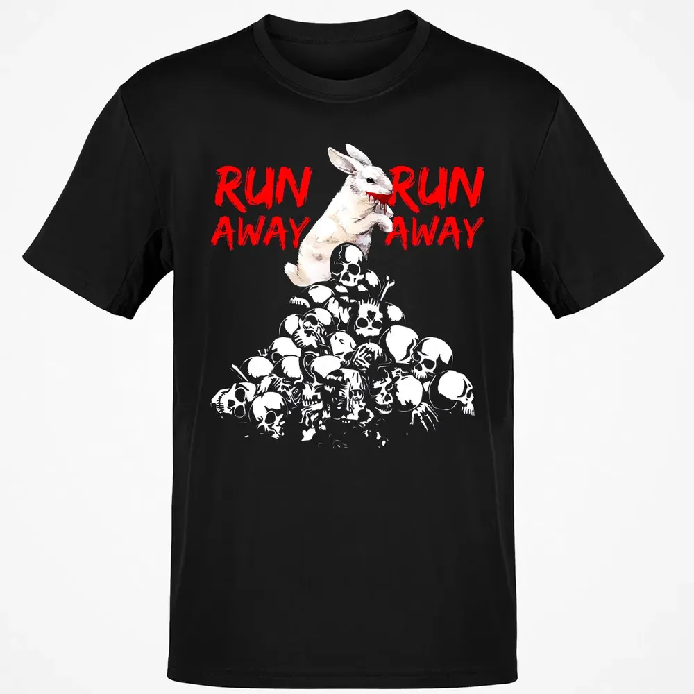 Run Away Killer Rabbit Classic Unisex T-Shirt - 2
