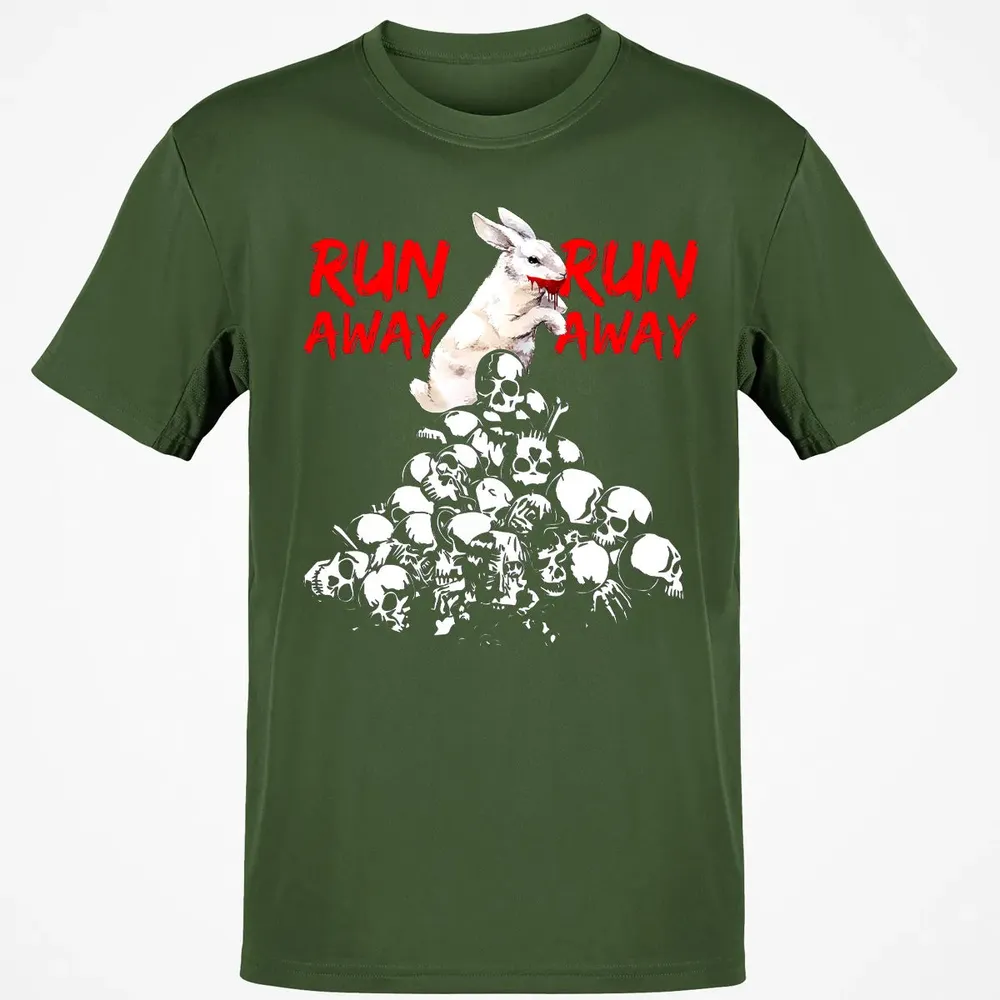 Run Away Killer Rabbit Classic Unisex T-Shirt - 7