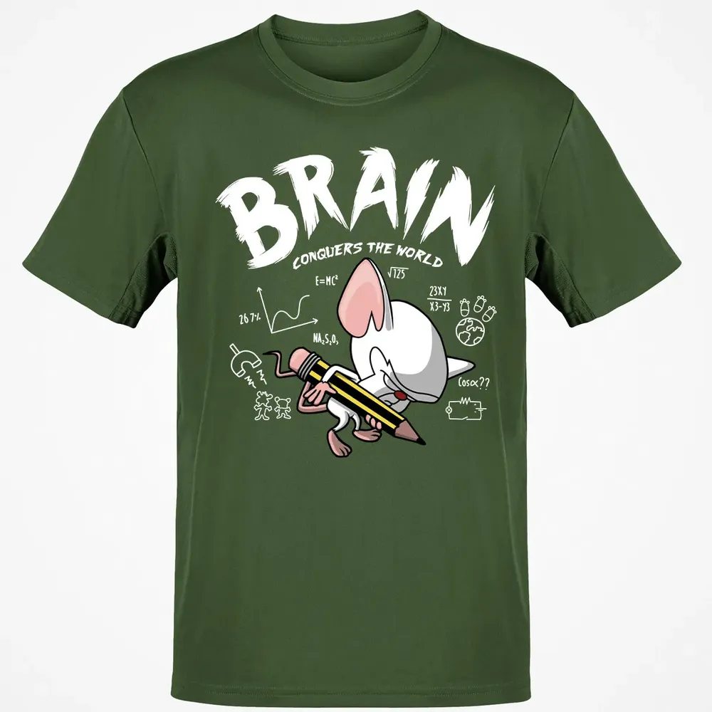 Brain Conquers The World Classic Unisex T-Shirt - 7