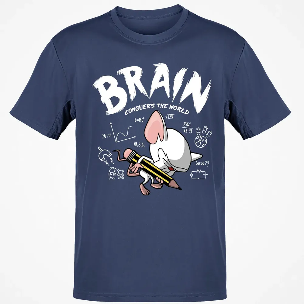 Brain Conquers The World Classic Unisex T-Shirt - 8