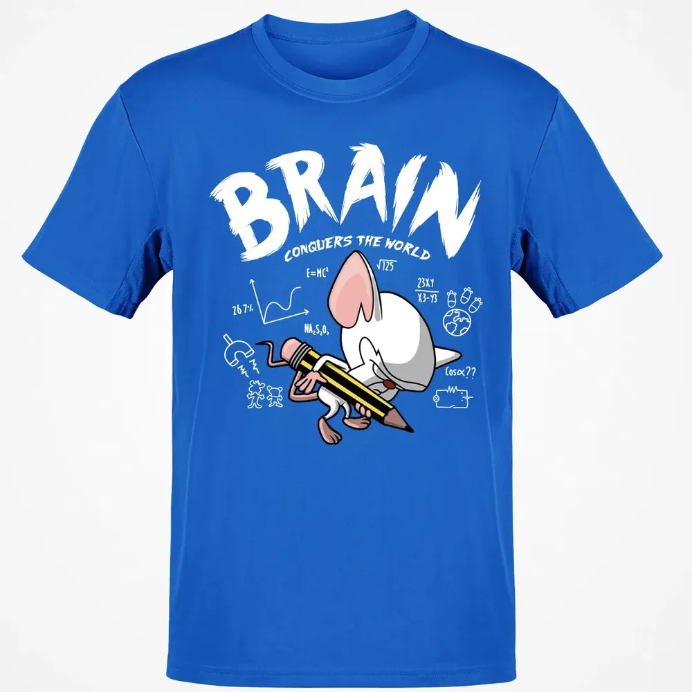 Brain Conquers The World Classic Unisex T-Shirt - 12