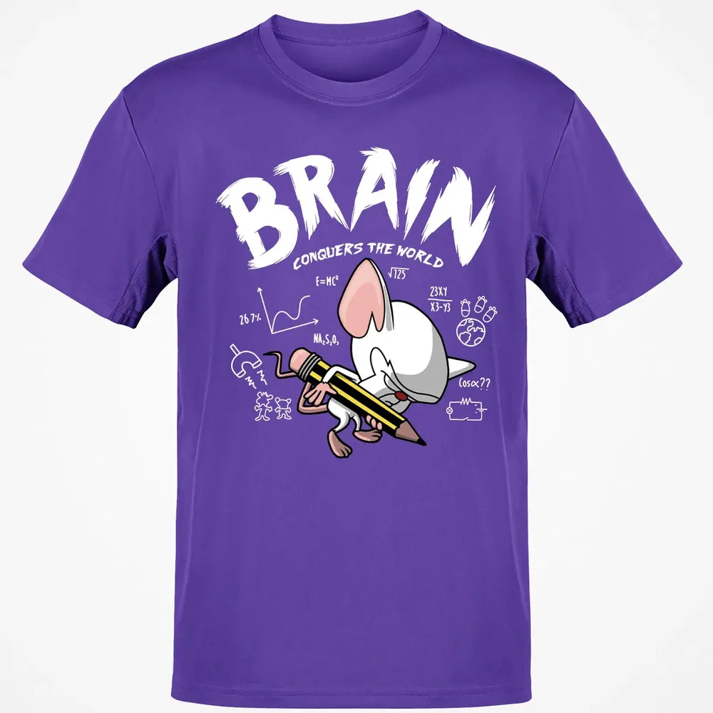 Brain Conquers The World Classic Unisex T-Shirt - 10