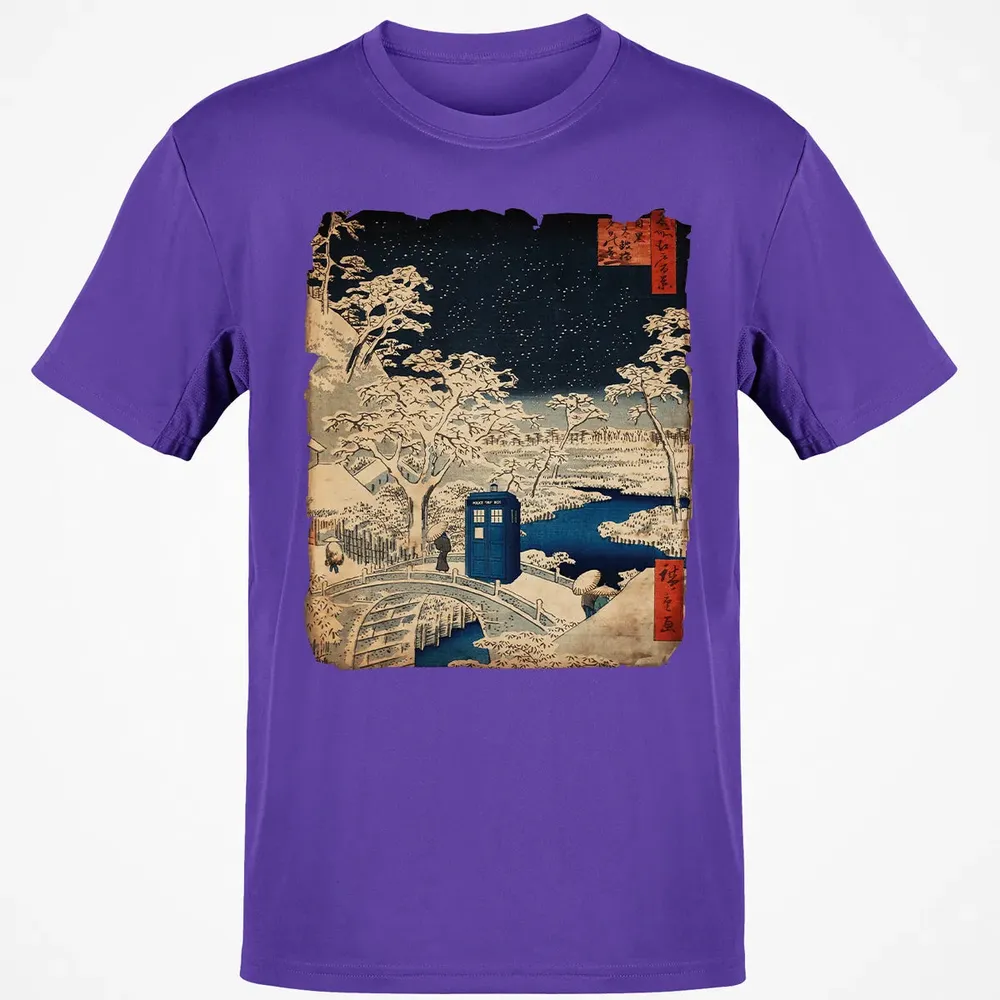 Tardis And Drum Bridge Classic Unisex T-Shirt - 10