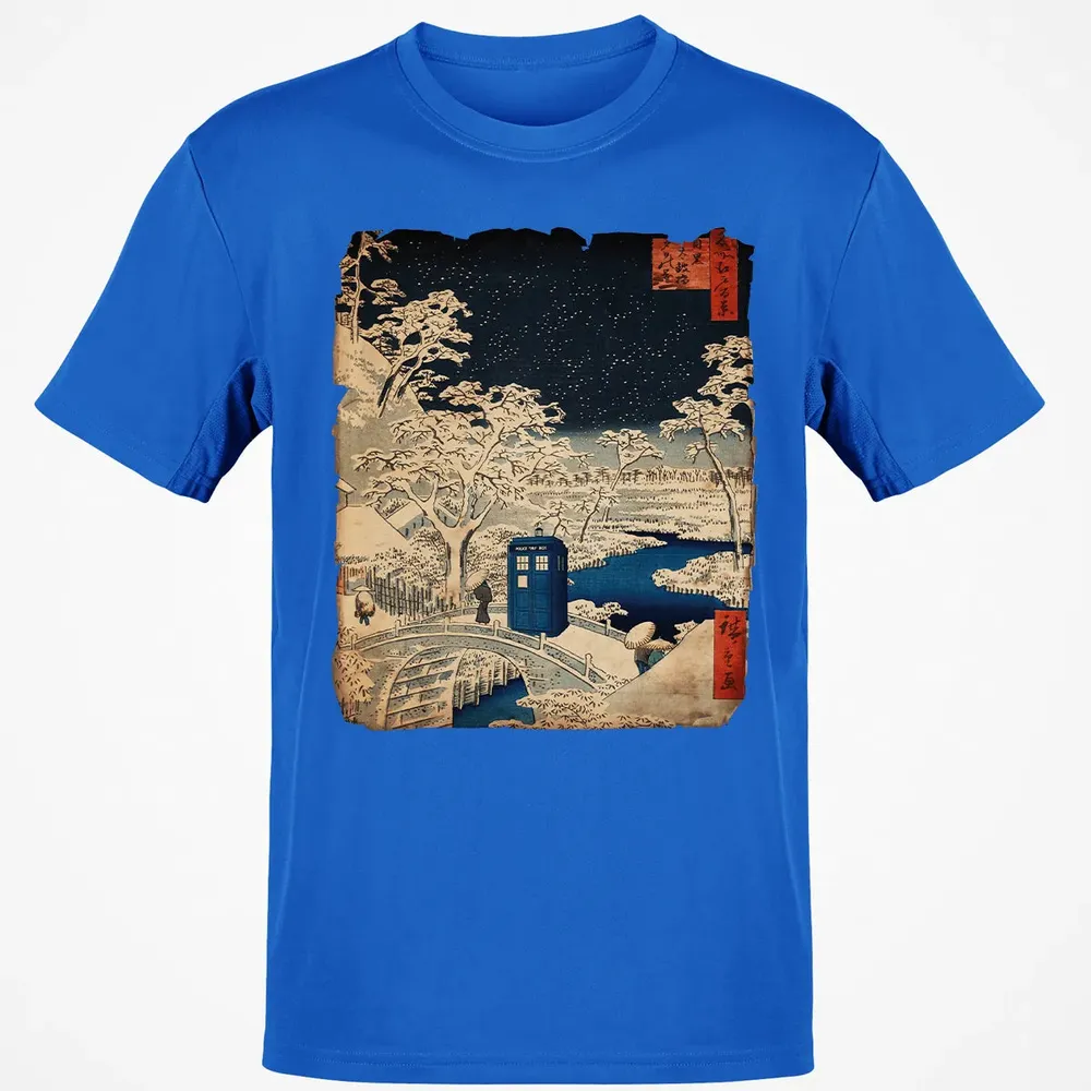 Tardis And Drum Bridge Classic Unisex T-Shirt - 12