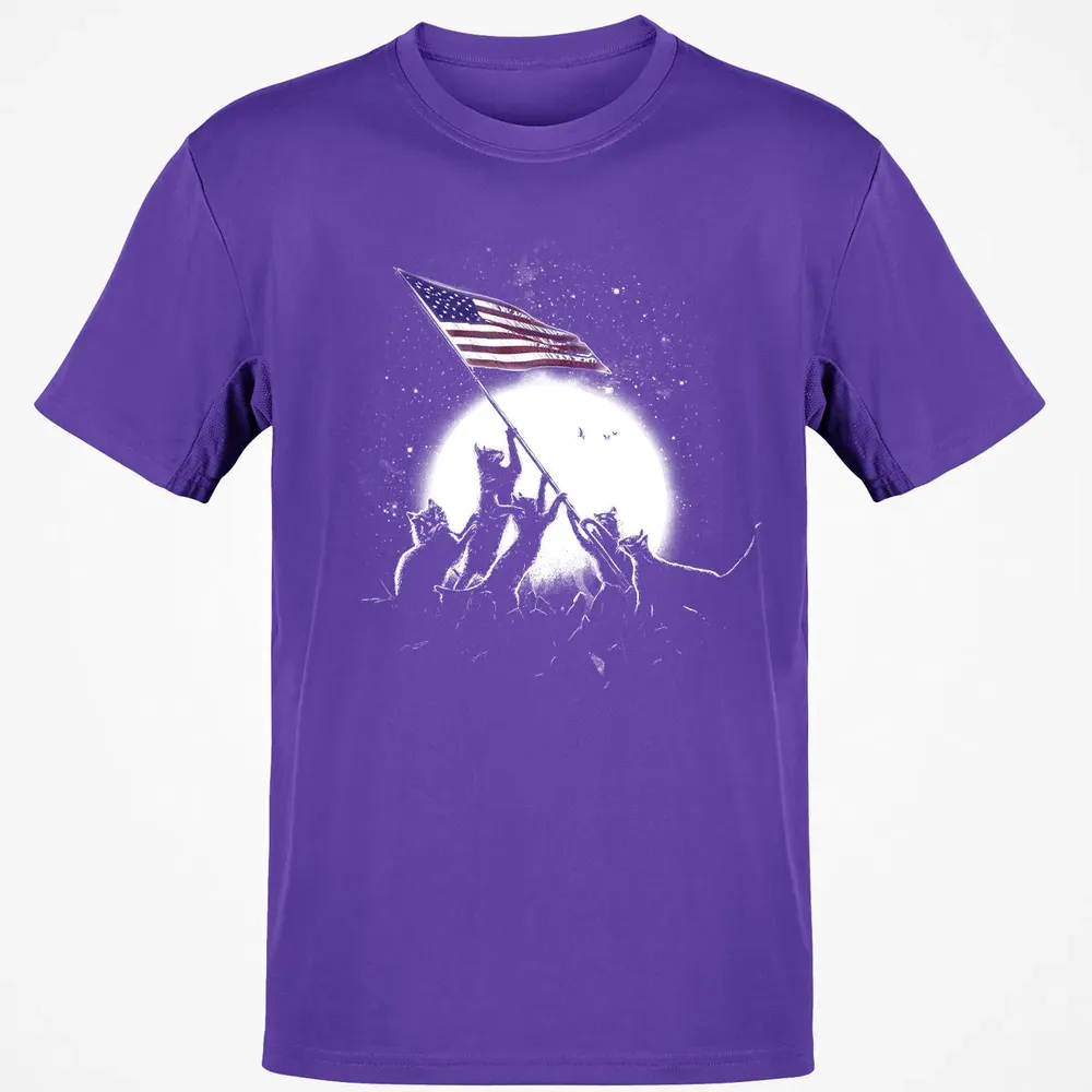 CATS AMERICAN FLAG Classic Unisex T-Shirt - 10