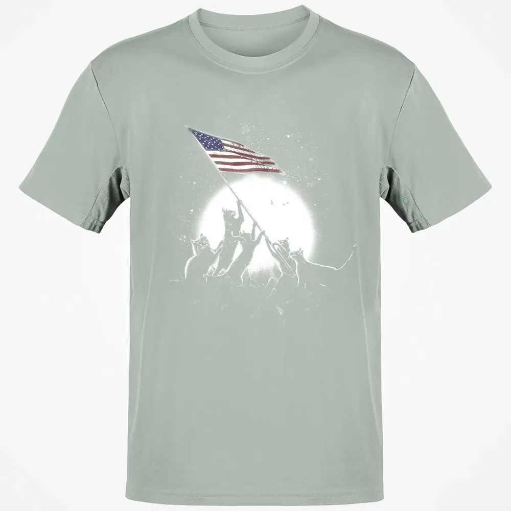 CATS AMERICAN FLAG Classic Unisex T-Shirt - 3