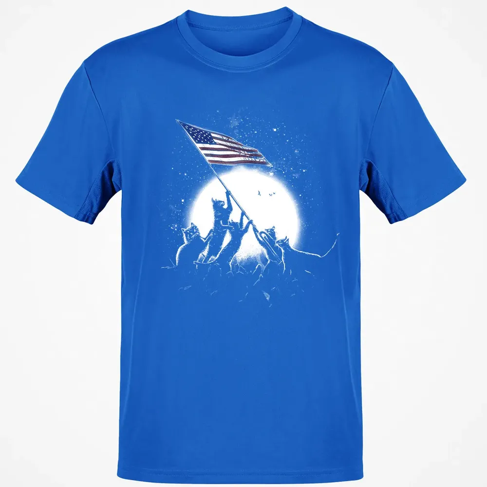 CATS AMERICAN FLAG Classic Unisex T-Shirt - 12
