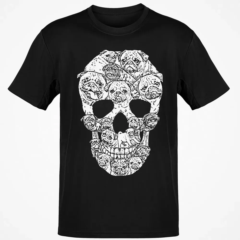 Pug Skull Classic Unisex T-Shirt - 2