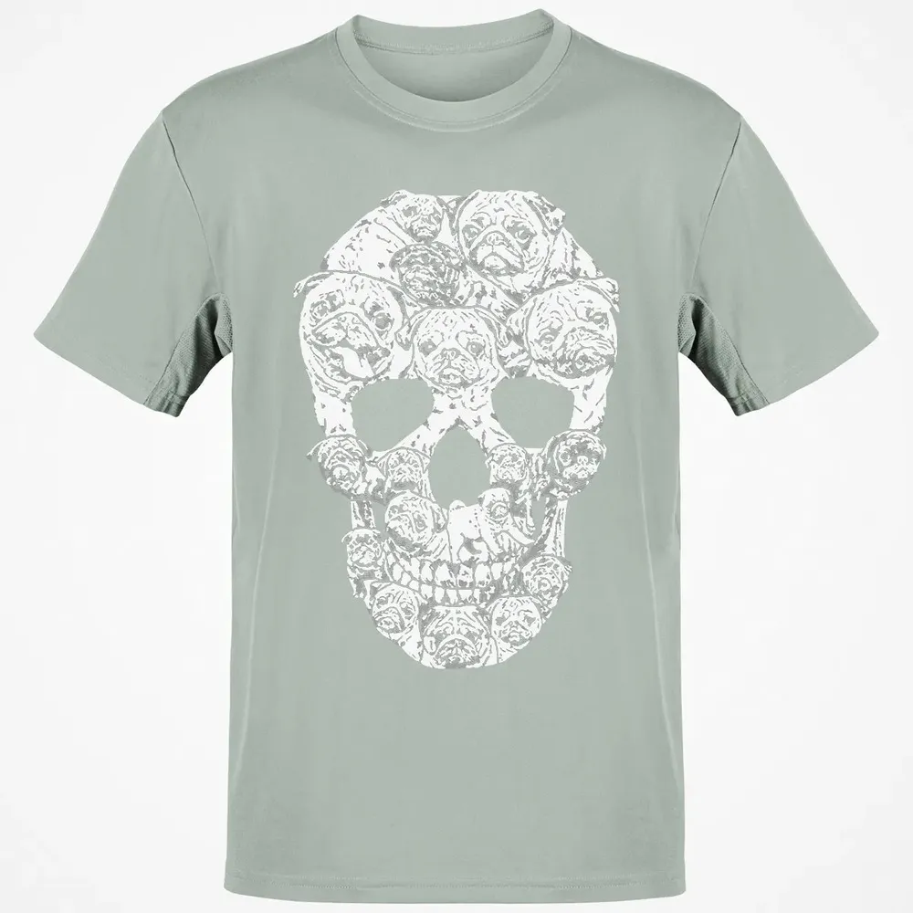 Pug Skull Classic Unisex T-Shirt - 3