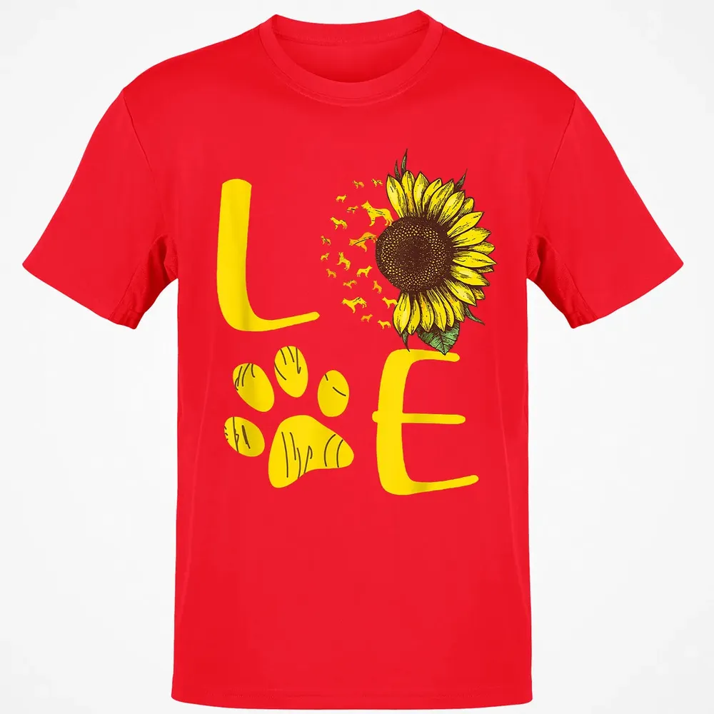 German Shepherd Gift Sunflower Classic Unisex T-Shirt - 11