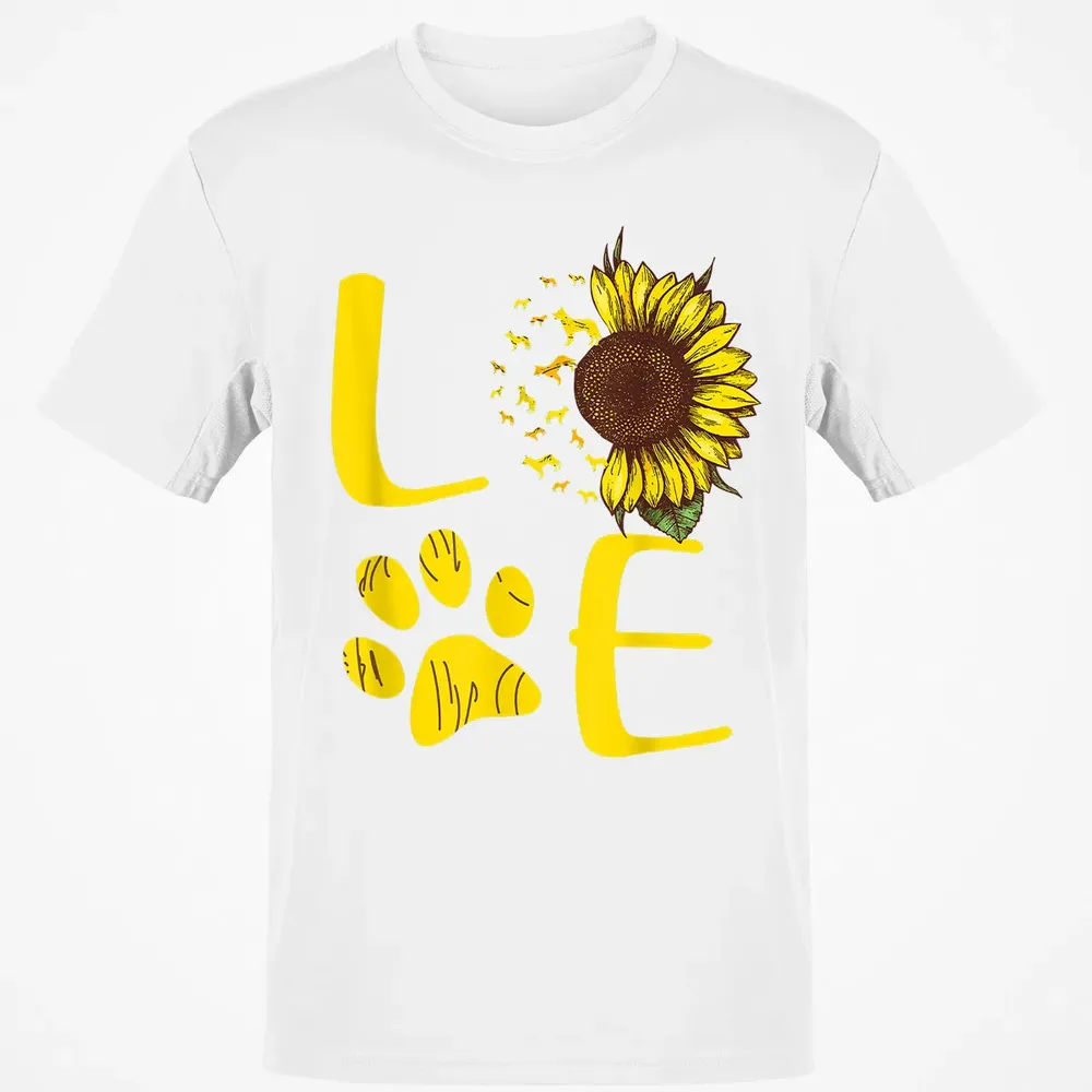 German Shepherd Gift Sunflower Classic Unisex T-Shirt - 13