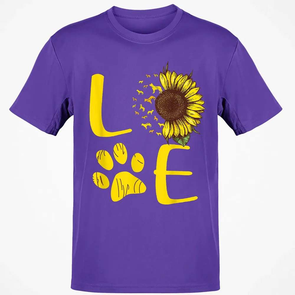 German Shepherd Gift Sunflower Classic Unisex T-Shirt - 10