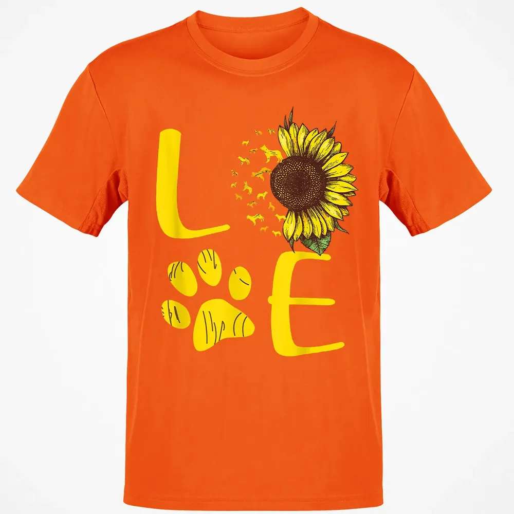 German Shepherd Gift Sunflower Classic Unisex T-Shirt - 9