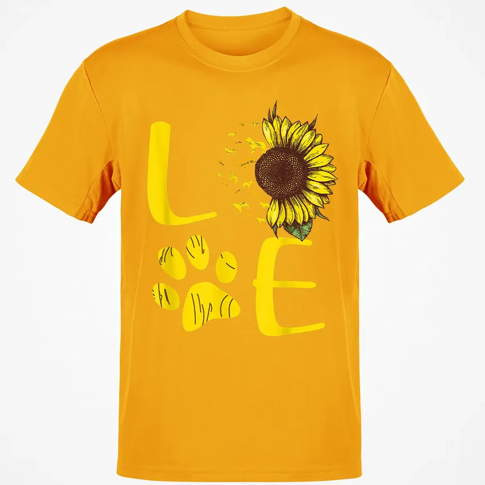 German Shepherd Gift Sunflower Classic Unisex T-Shirt - 5
