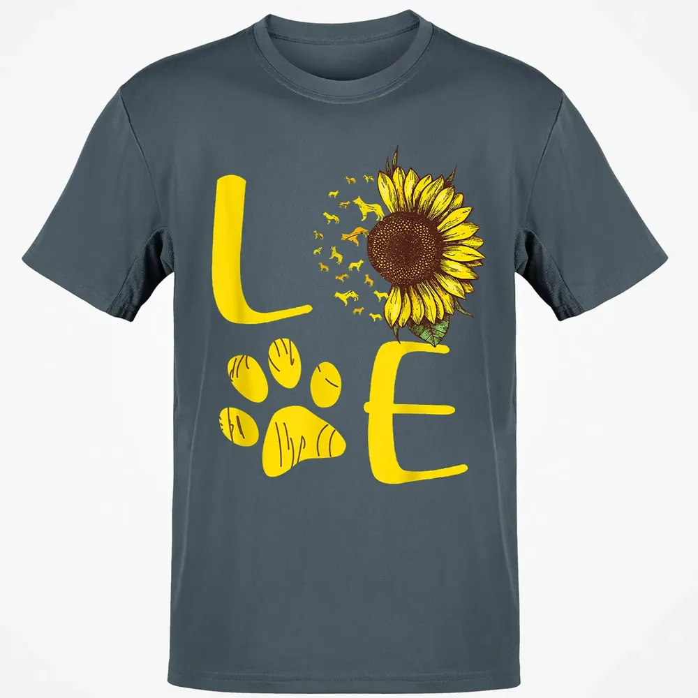German Shepherd Gift Sunflower Classic Unisex T-Shirt - 4