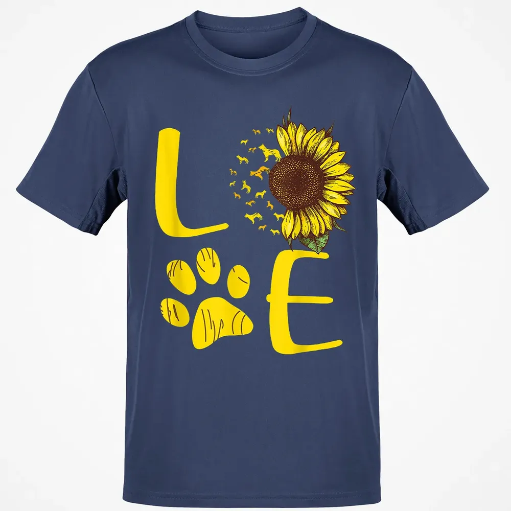 German Shepherd Gift Sunflower Classic Unisex T-Shirt - 8