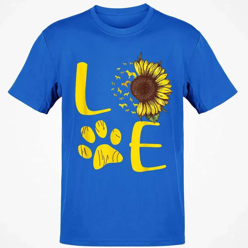 German Shepherd Gift Sunflower Classic Unisex T-Shirt - 12
