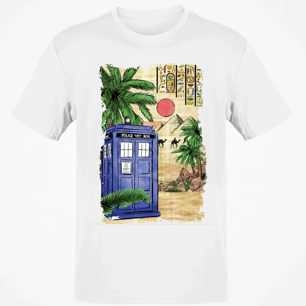 Tardis In Egypt Classic Unisex T-Shirt - 13
