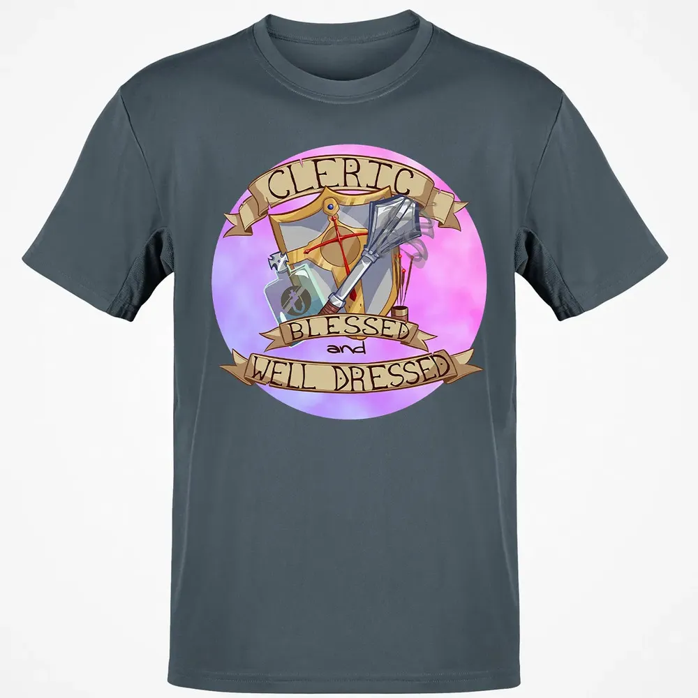 Cleric   Blessed and Well Dressed Classic Unisex T-Shirt - 4
