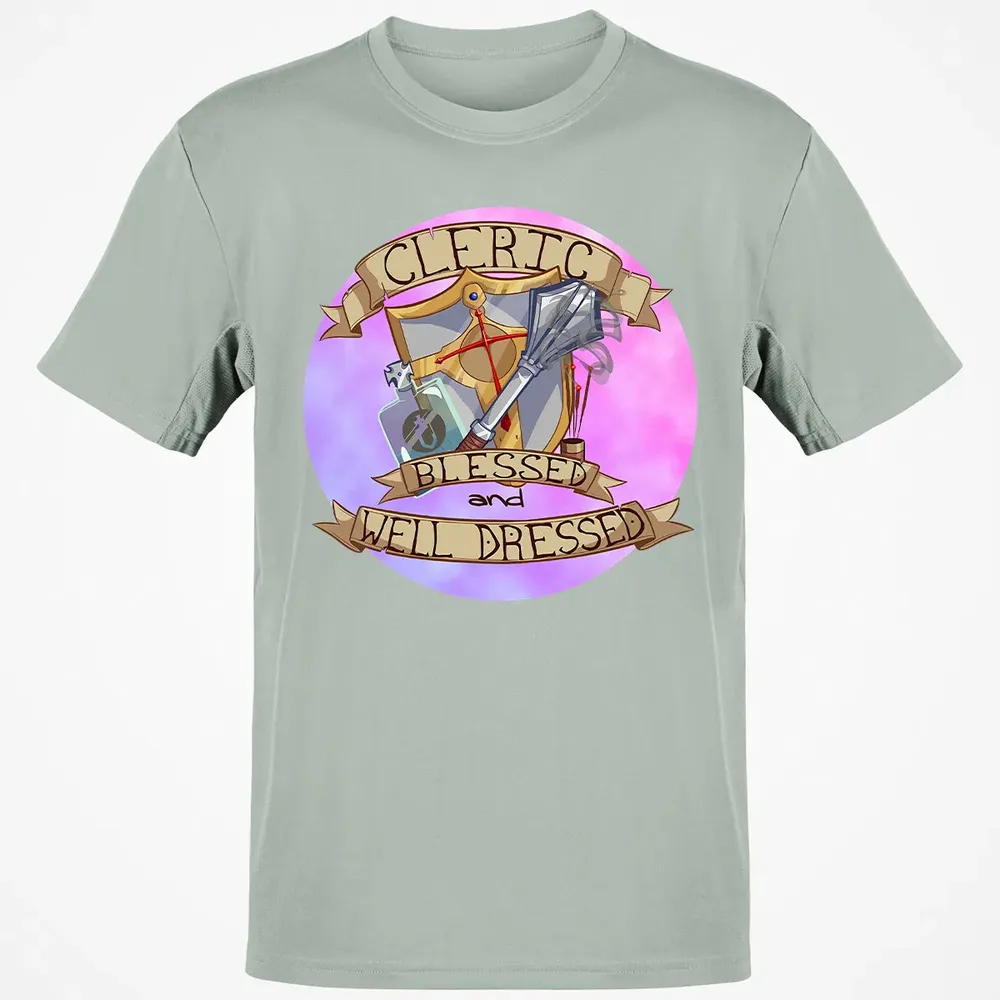 Cleric   Blessed and Well Dressed Classic Unisex T-Shirt - 3