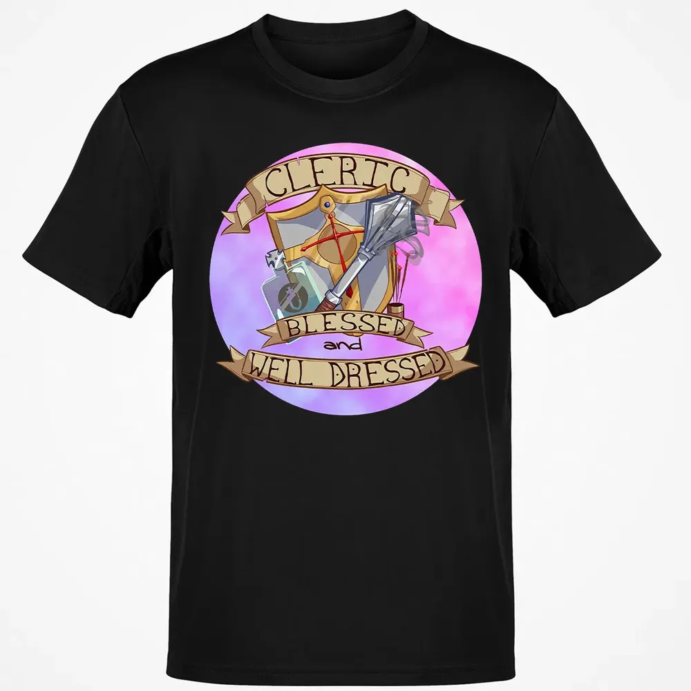 Cleric   Blessed and Well Dressed Classic Unisex T-Shirt - 2