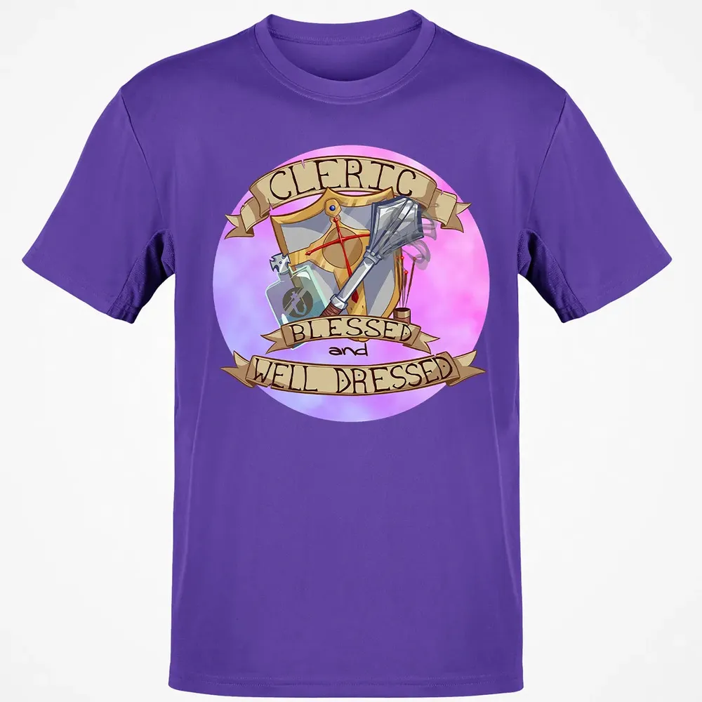 Cleric   Blessed and Well Dressed Classic Unisex T-Shirt - 10