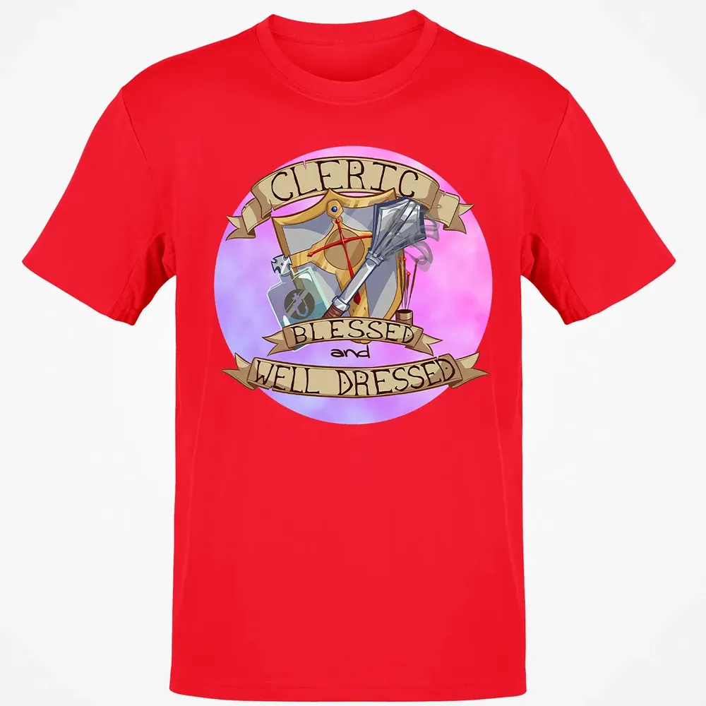 Cleric   Blessed and Well Dressed Classic Unisex T-Shirt - 11