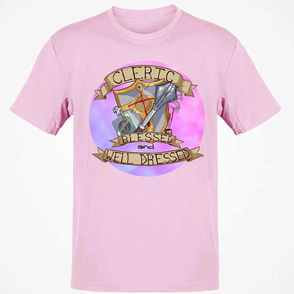 Cleric   Blessed and Well Dressed Classic Unisex T-Shirt - 6