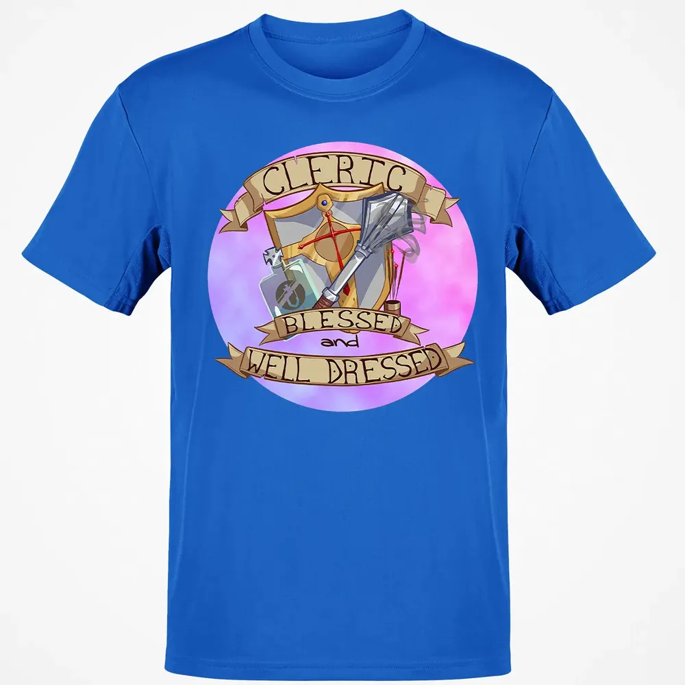 Cleric   Blessed and Well Dressed Classic Unisex T-Shirt - 12