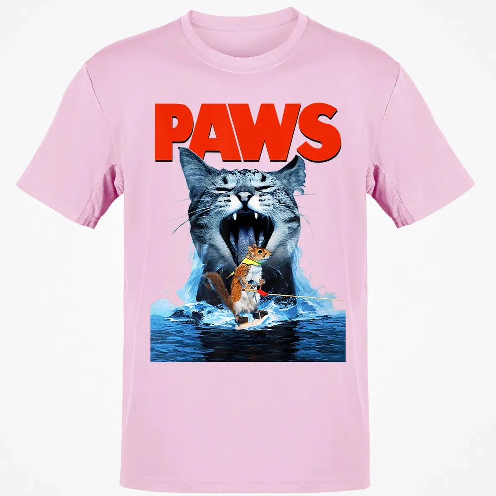 Paws Cat Lover, Horror movie Parody Classic Unisex T-Shirt - 6