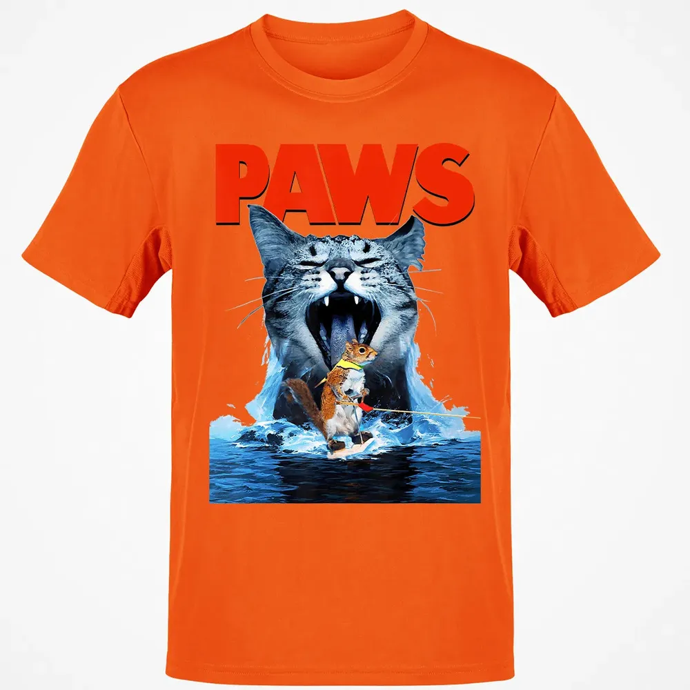 Paws Cat Lover, Horror movie Parody Classic Unisex T-Shirt - 9