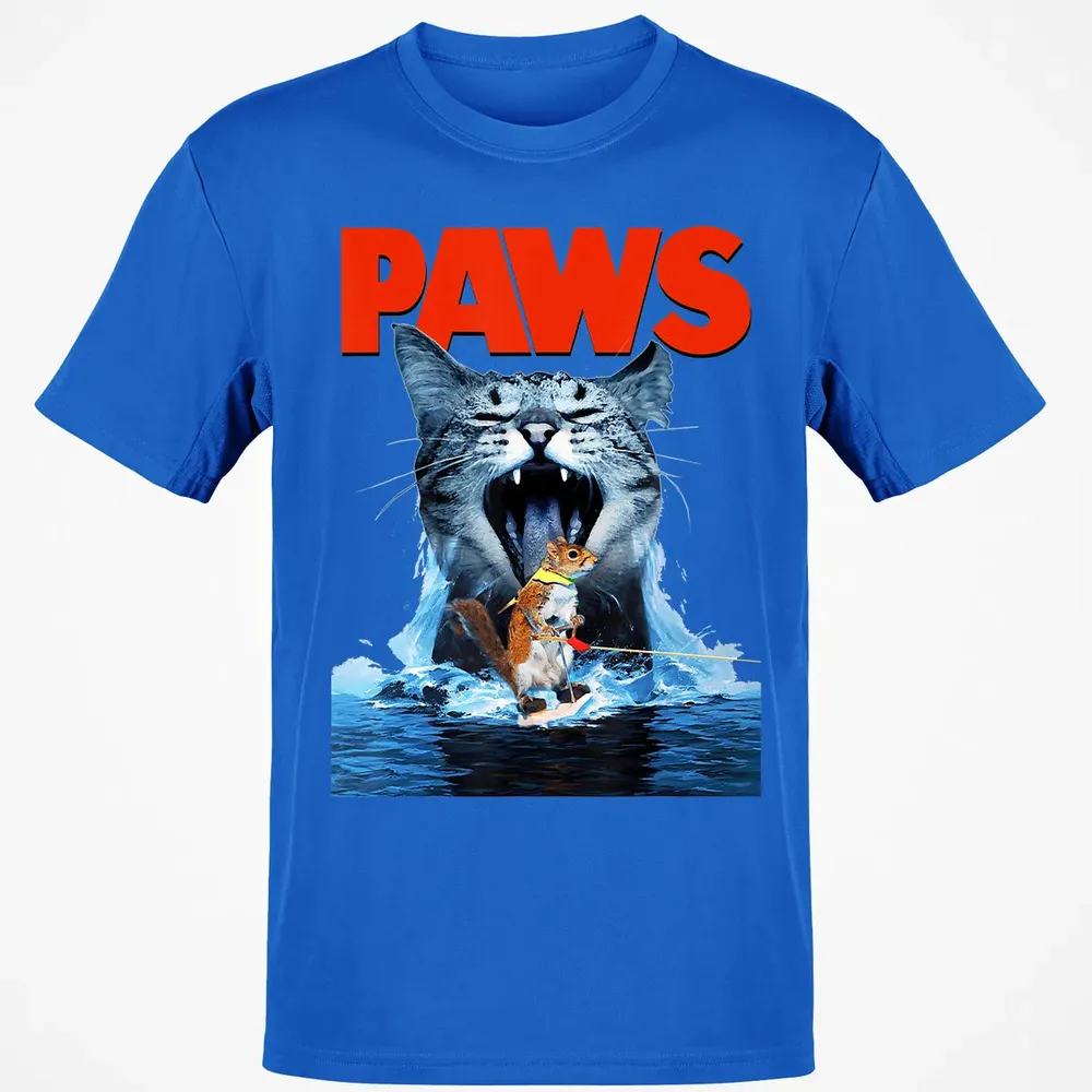 Paws Cat Lover, Horror movie Parody Classic Unisex T-Shirt - 12