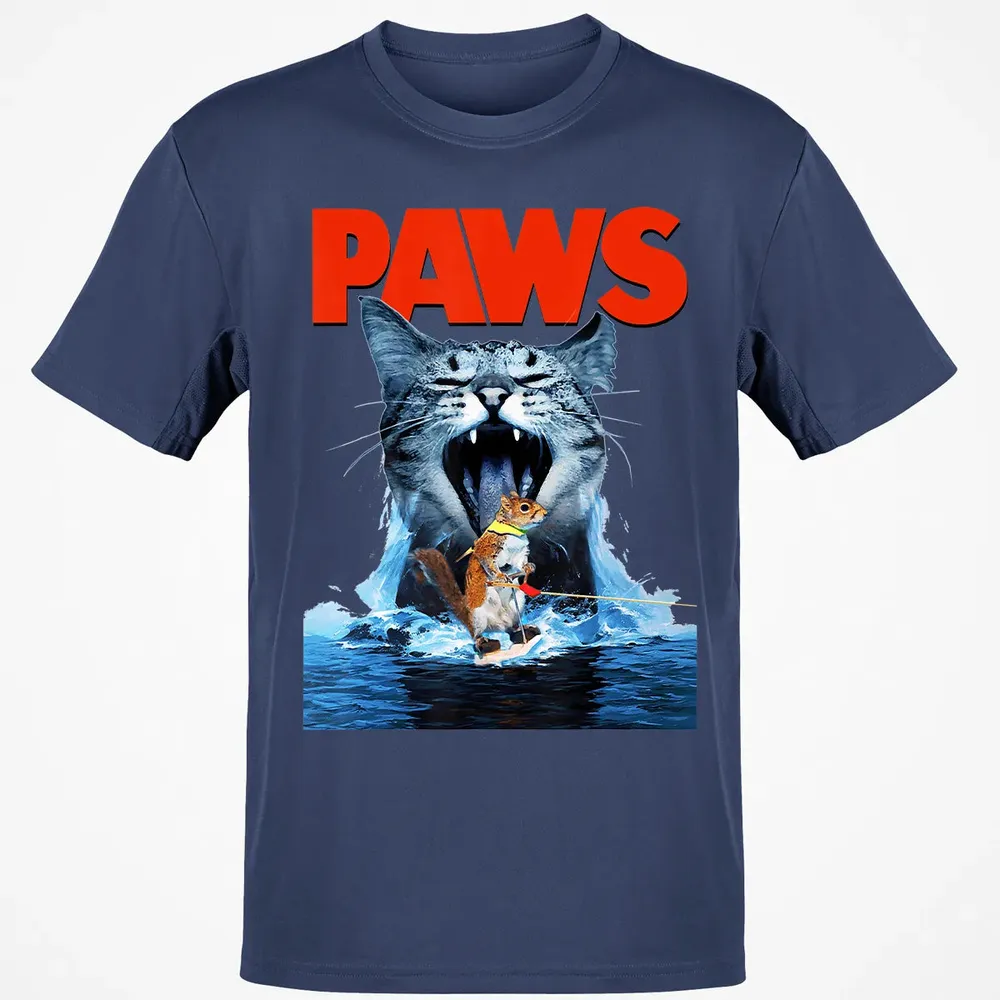 Paws Cat Lover, Horror movie Parody Classic Unisex T-Shirt - 8