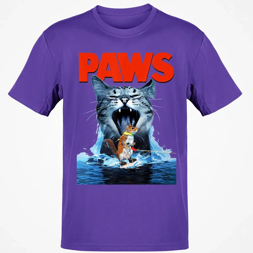 Paws Cat Lover, Horror movie Parody Classic Unisex T-Shirt - 10