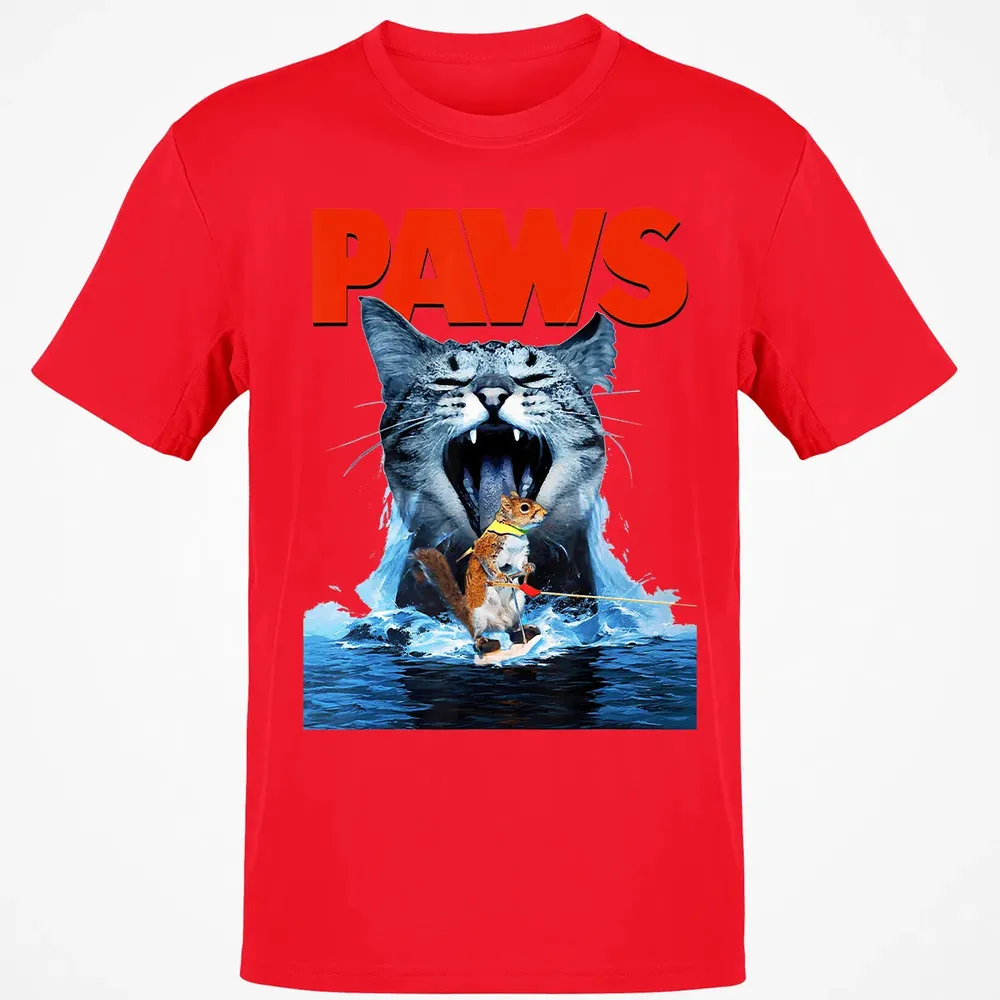 Paws Cat Lover, Horror movie Parody Classic Unisex T-Shirt - 11