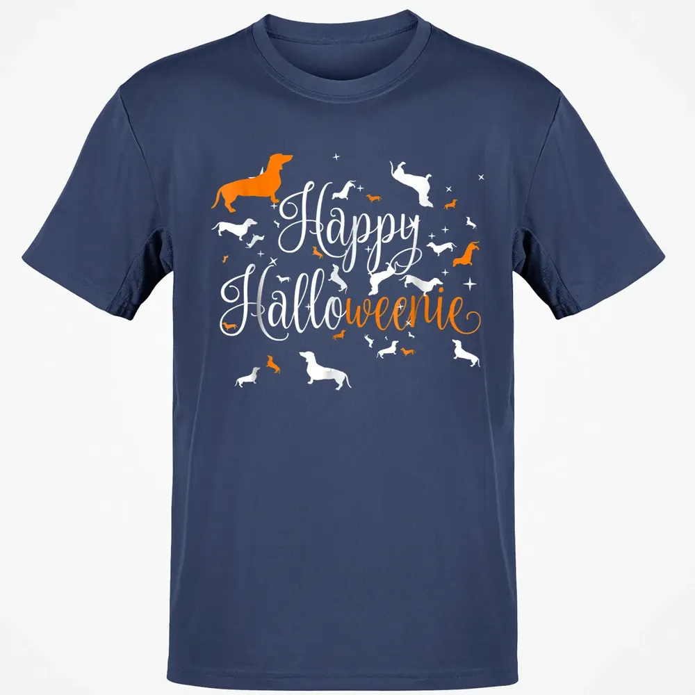 Happy Halloweenie Dachshund Classic Unisex T-Shirt - 8
